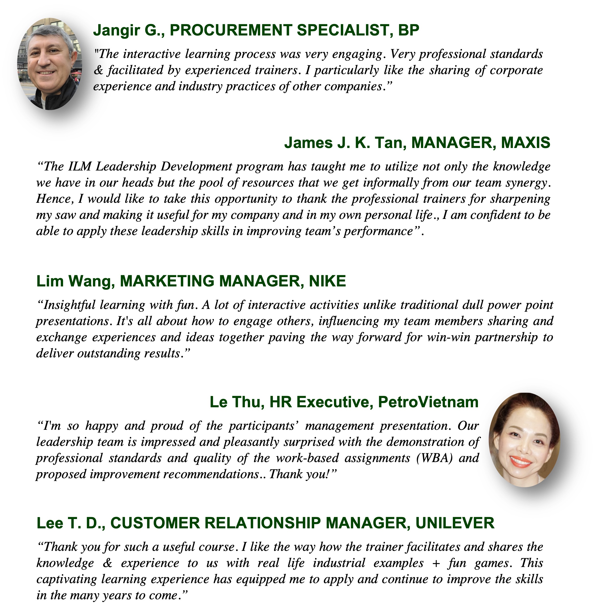 What Did Our Customers Say